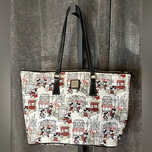 Dooney & Bourke - Minnie and Mickey Downtown Red Large Shopper Tote